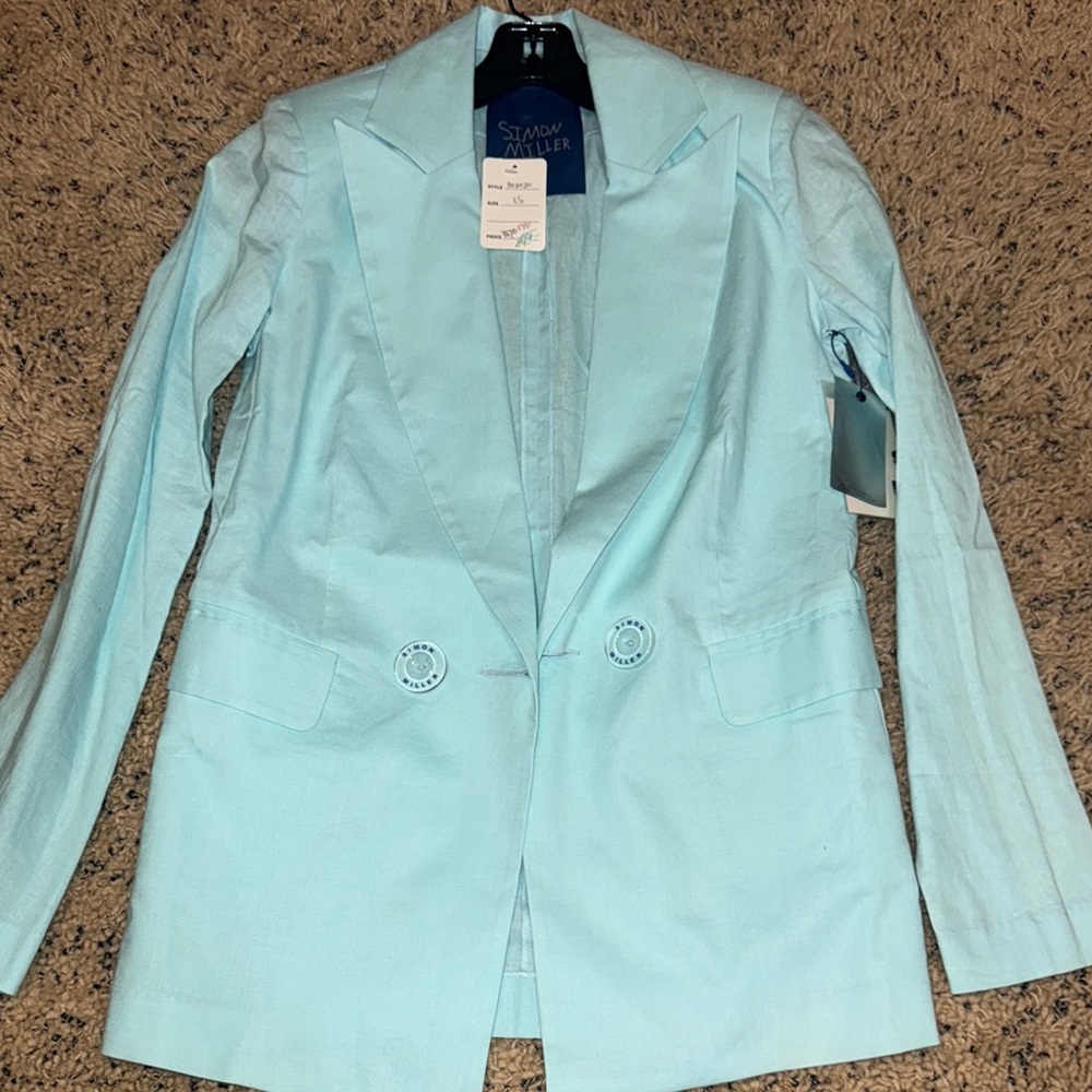 Simon Milled Blue Women's Blazer